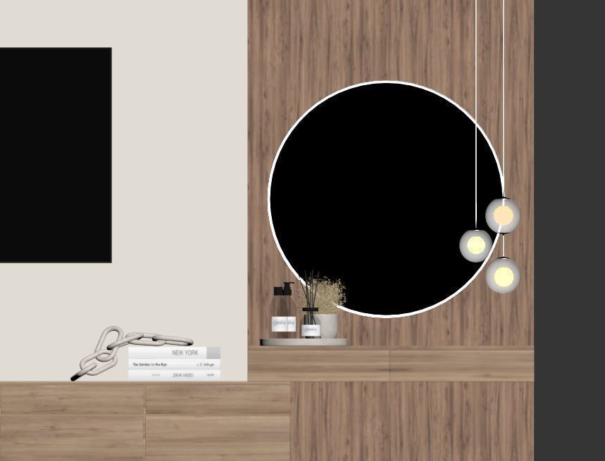 Bedroom Furniture Composition 06 3D model_13