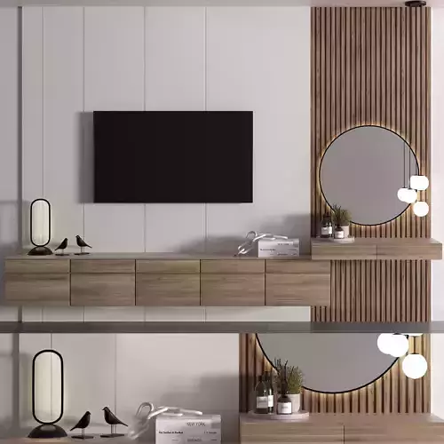 Bedroom Furniture Composition 06 3D model