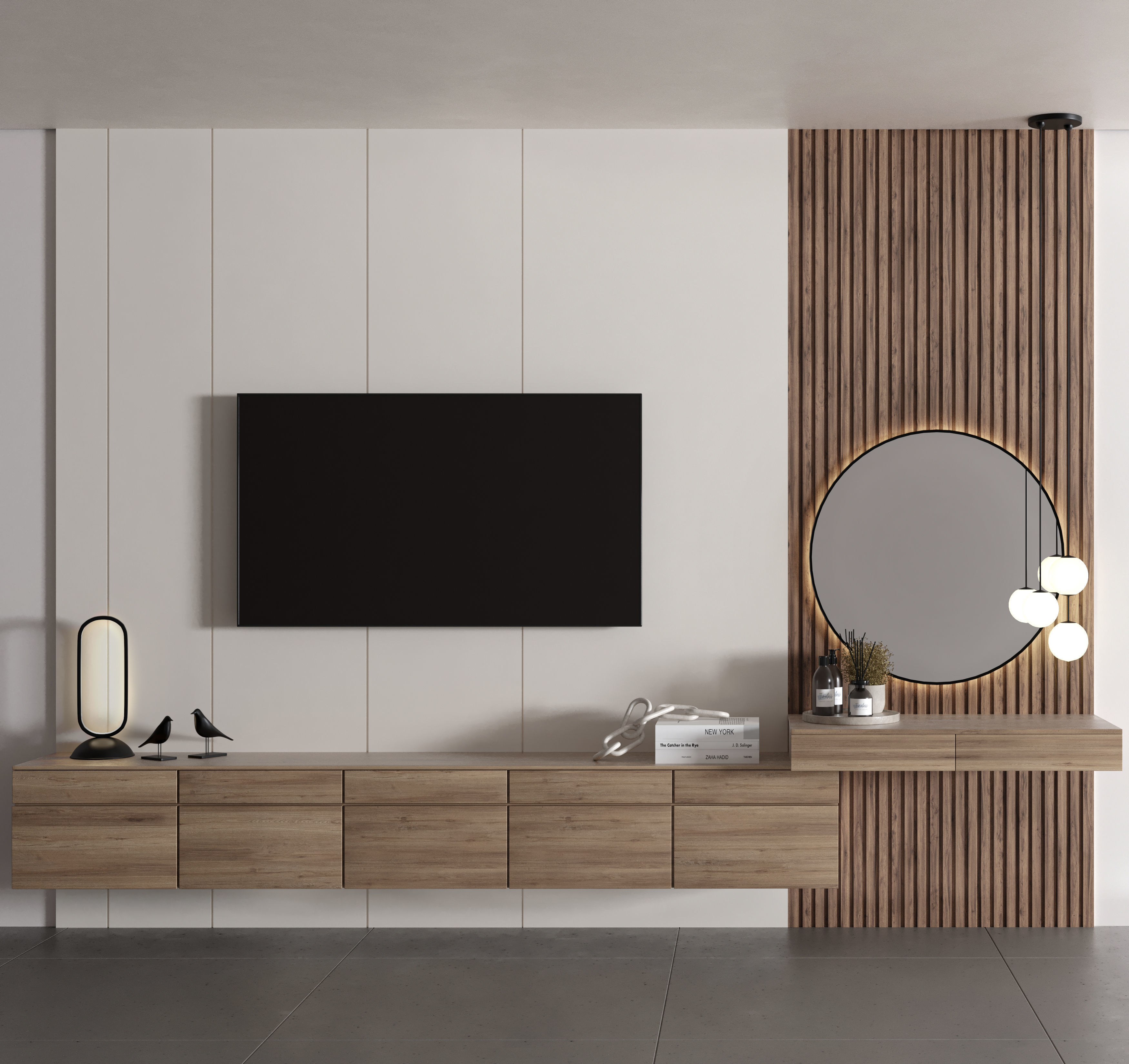 Bedroom Furniture Composition 06 3D model_3