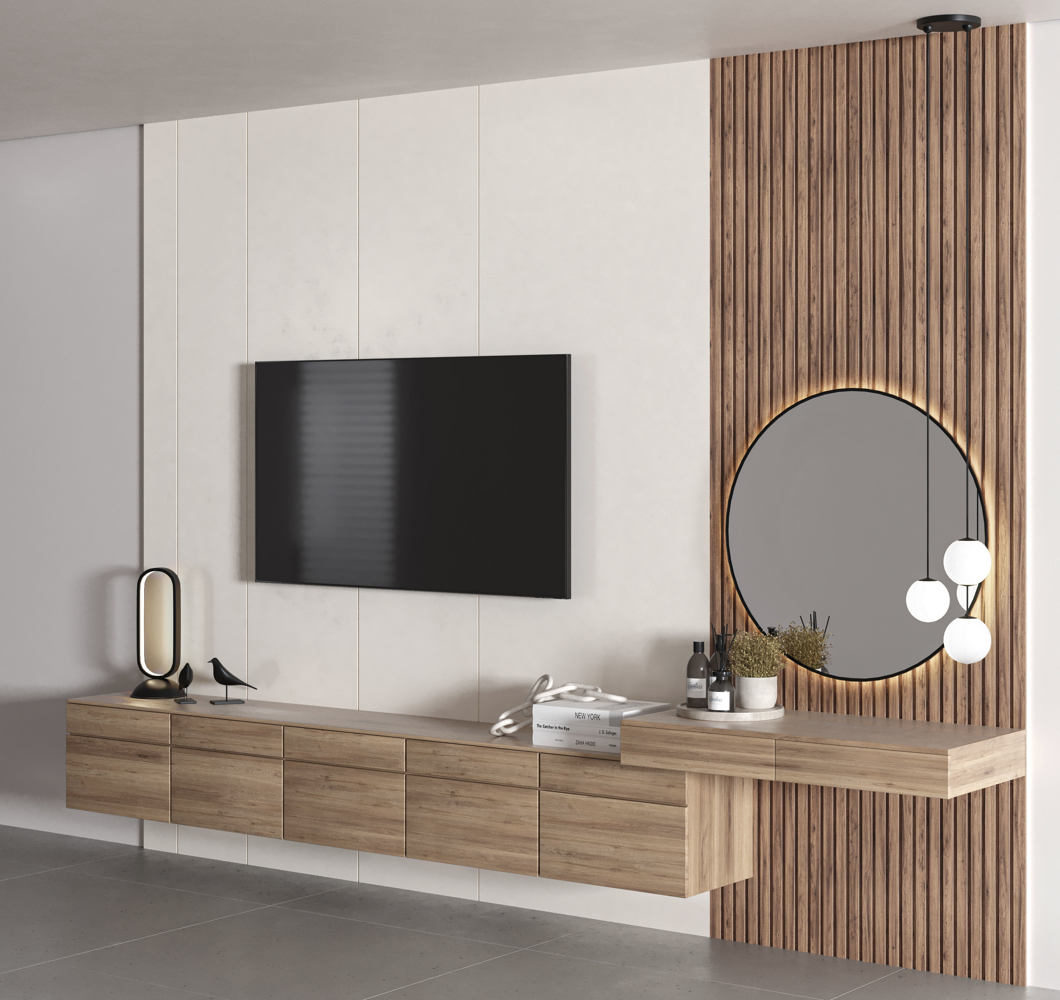 Bedroom Furniture Composition 06 3D model_2