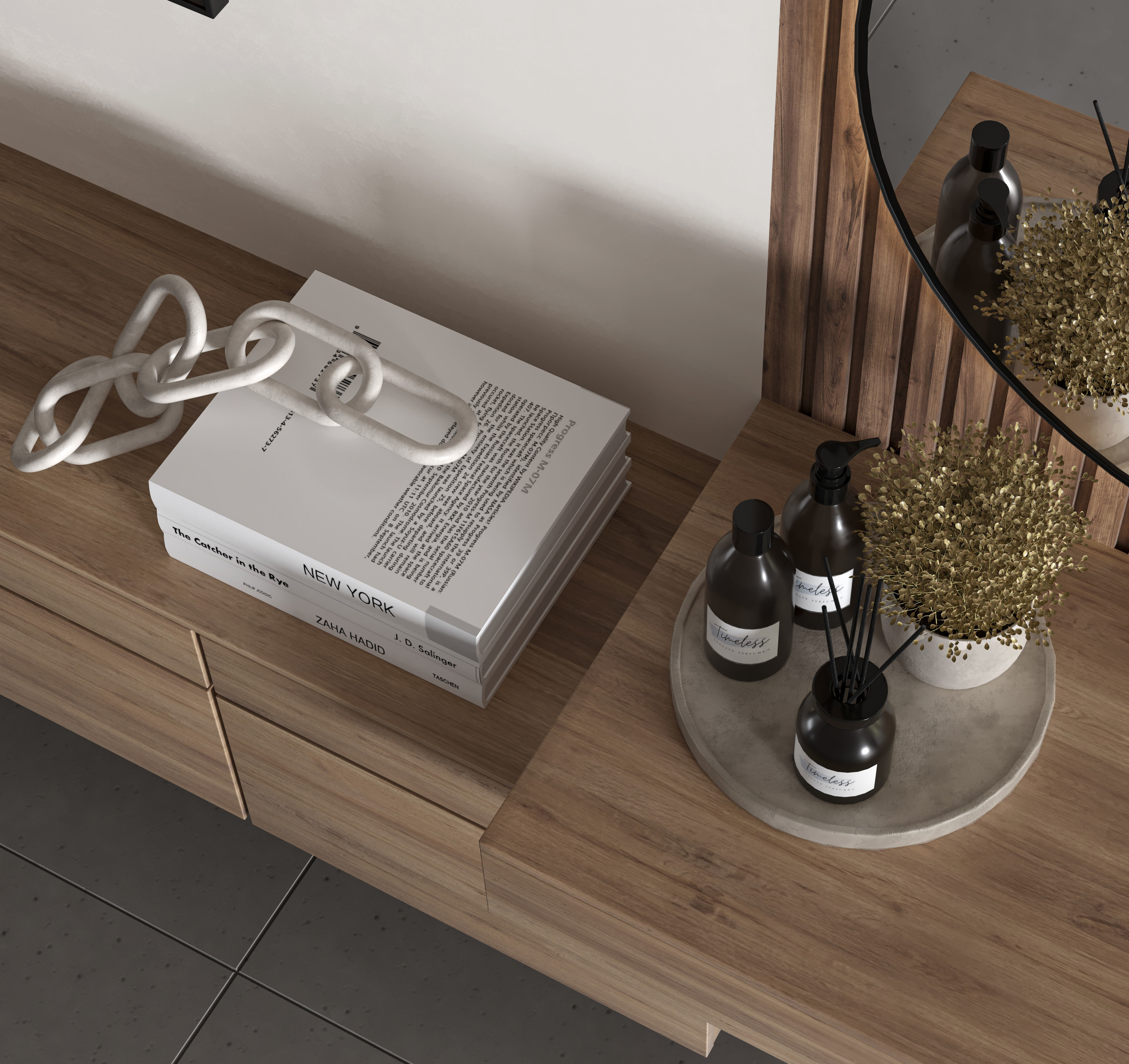 Bedroom Furniture Composition 06 3D model_4