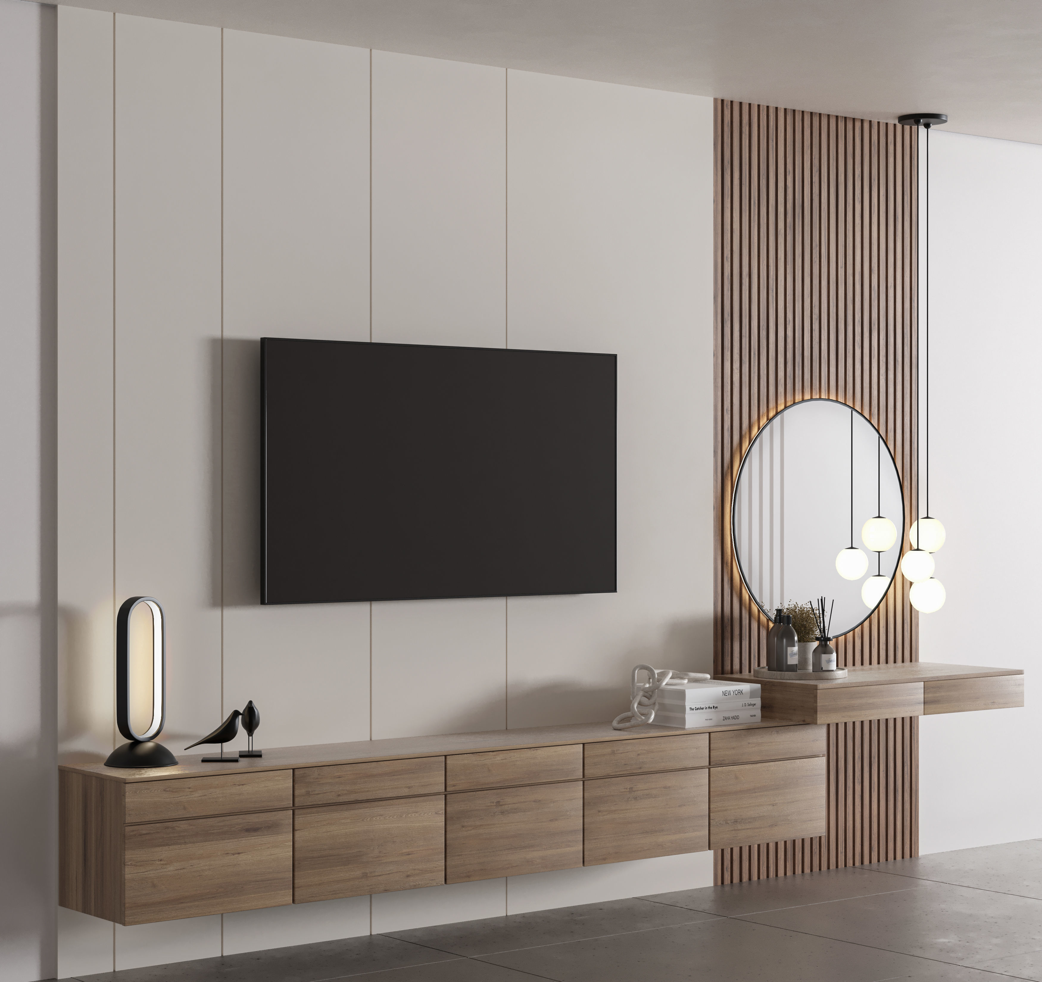 Bedroom Furniture Composition 06 3D model_1