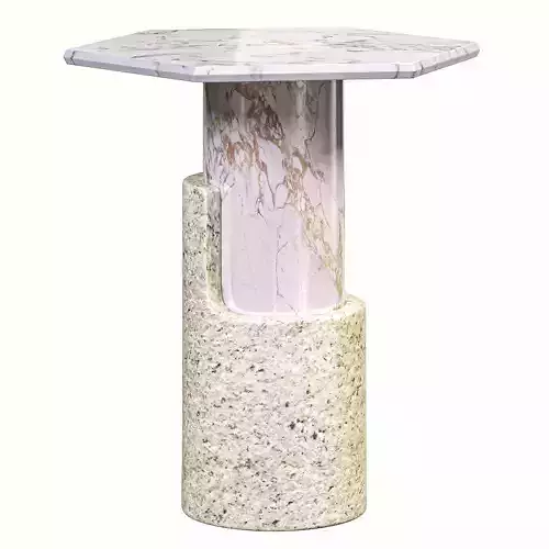 Braque Hexagonal Side Table