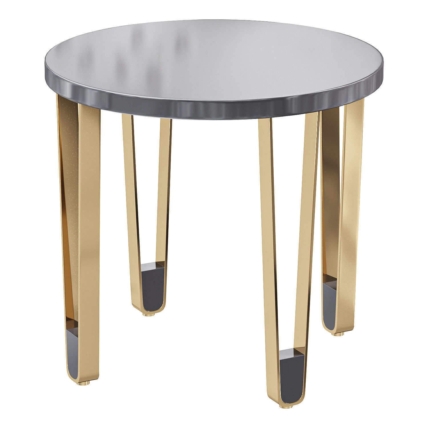 Lonic Round Side Table  3D model_1