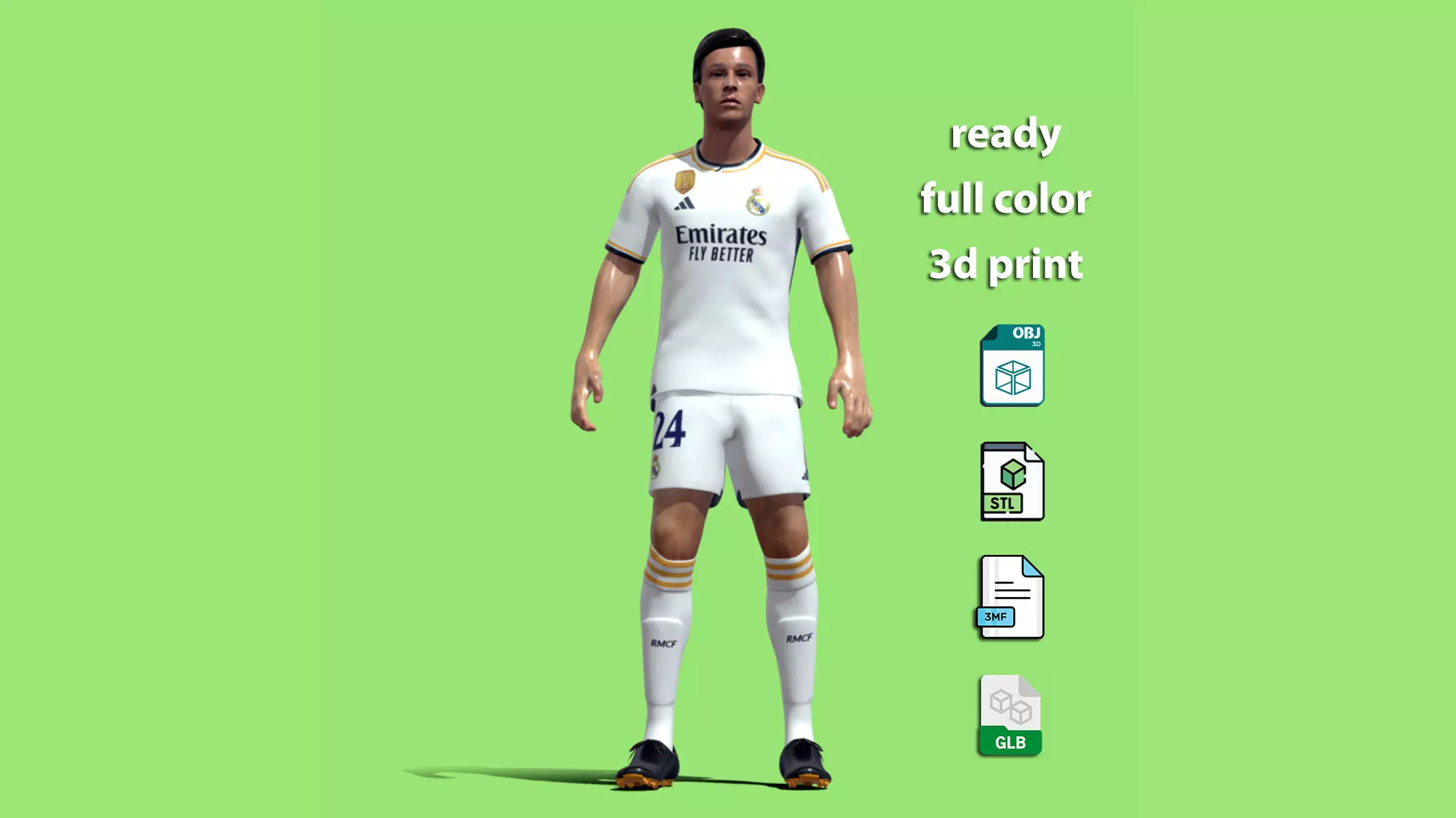 Guler Real Madrid ready for 3d print 3D print model