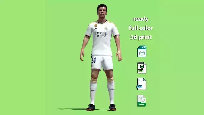 Guler Real Madrid ready for 3d print 3D print model