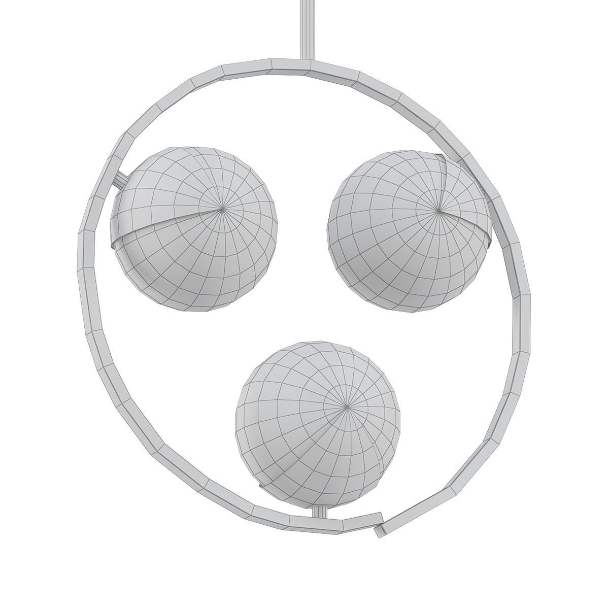 Circle Shaped 3D model_4