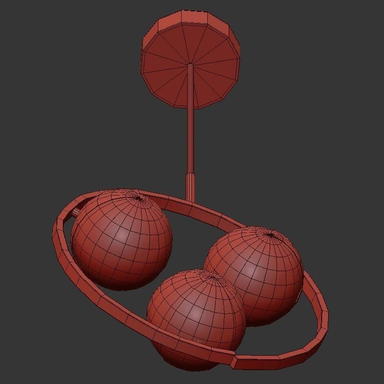 Circle Shaped 3D model_2