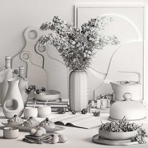 Kitchen Accessories -12 3D model 6