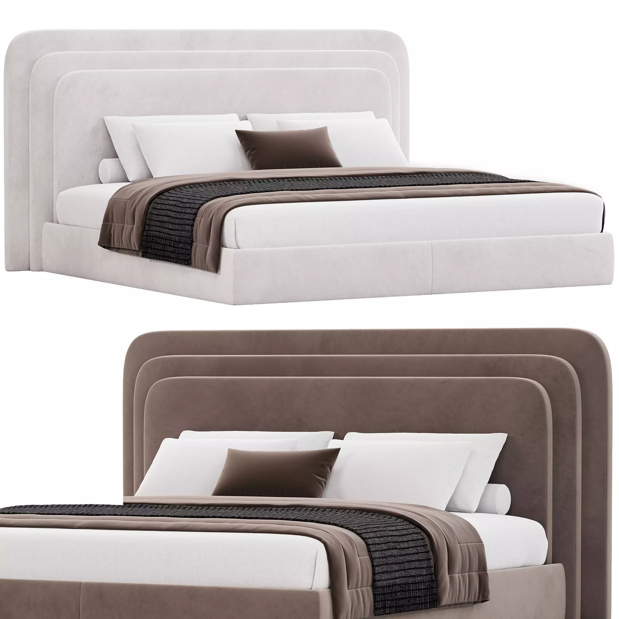 Voyage Royal Bed Italy 3D model_0