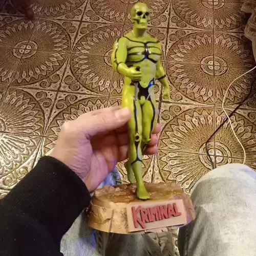 Kriminal Statue Fan Art Comics Vintage Classic 3D print model