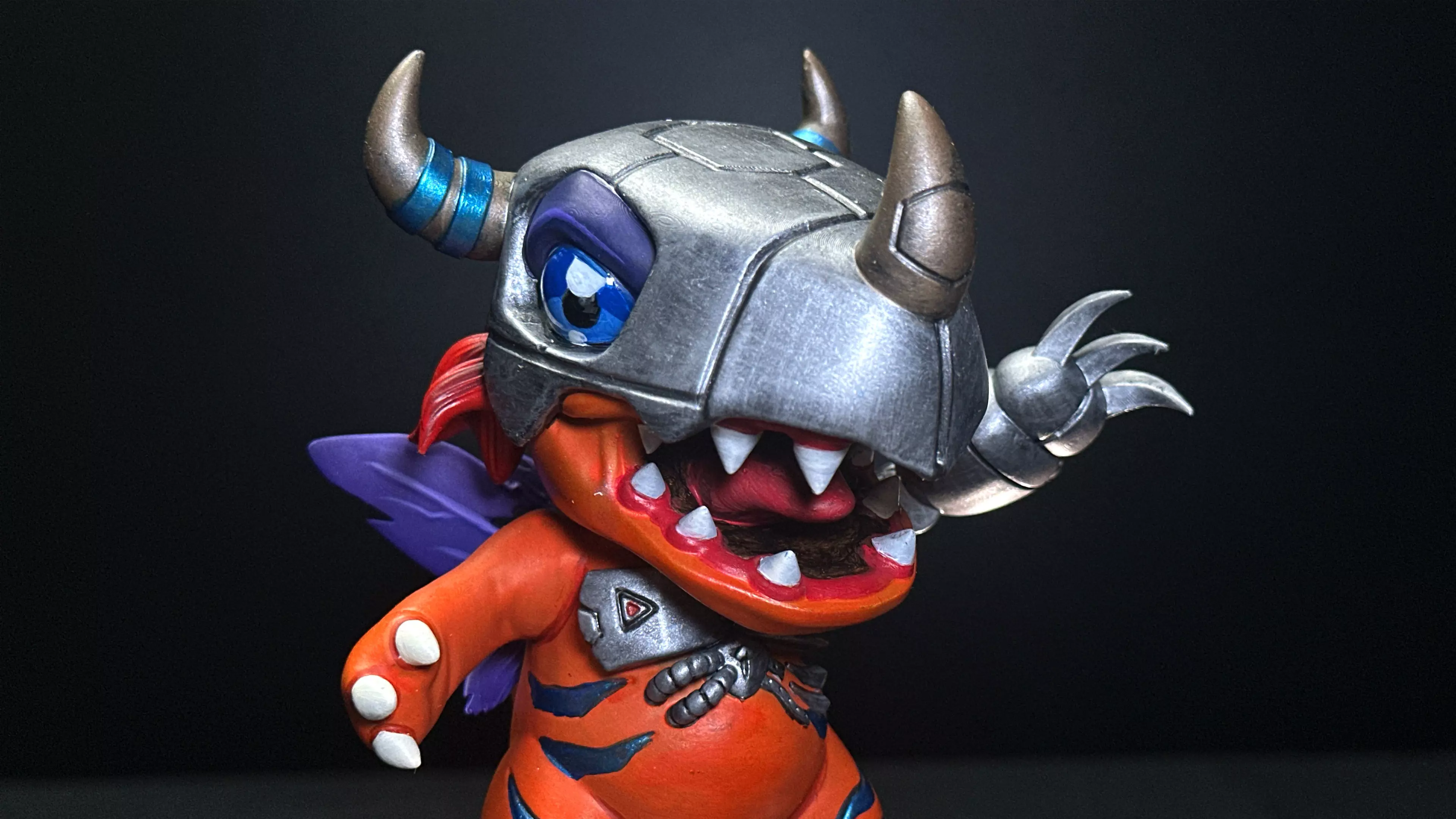 Chibi MetalGreymon 3D print model_0