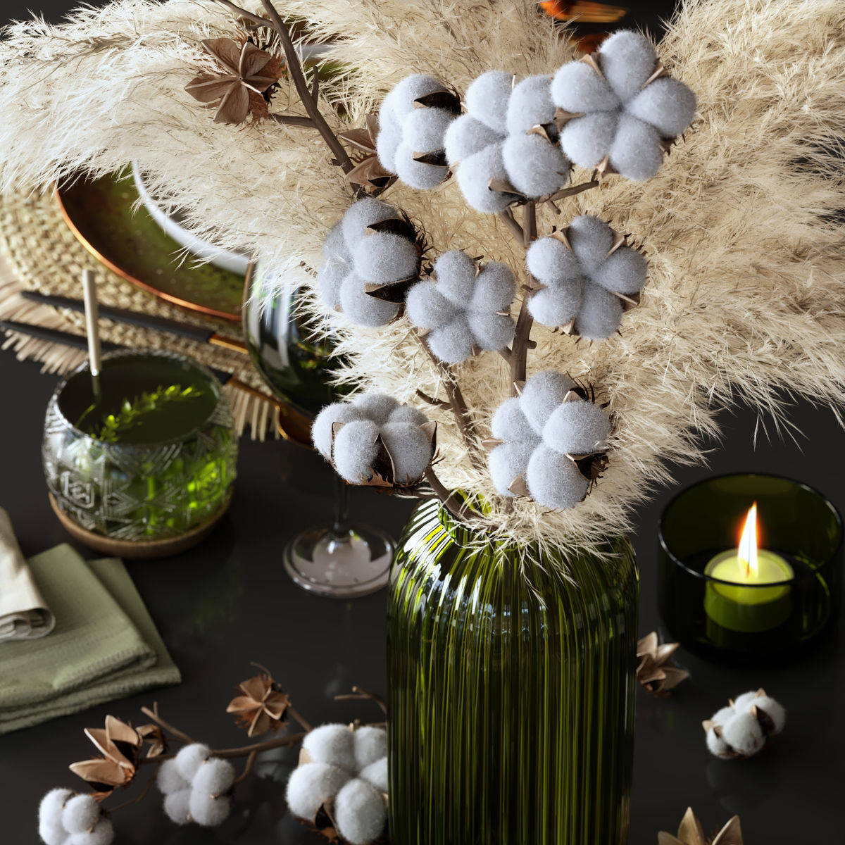 Tableware Set -01 3D model_2