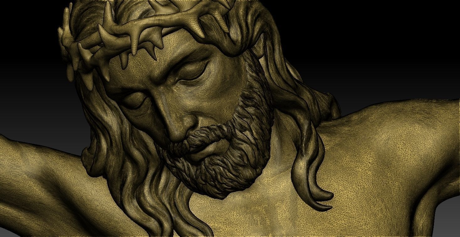 Jesus Christ v1 3D print model_6