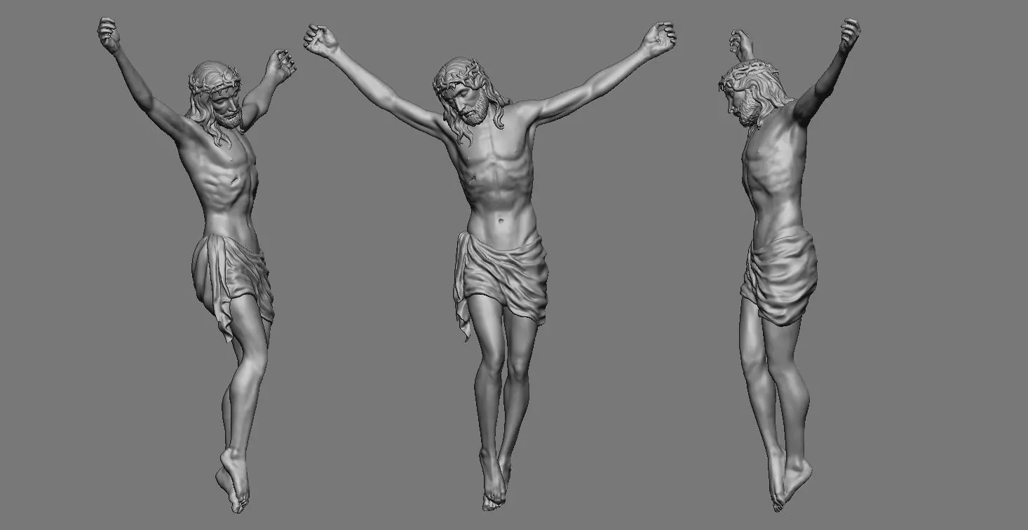 Jesus Christ v1 3D print model_0