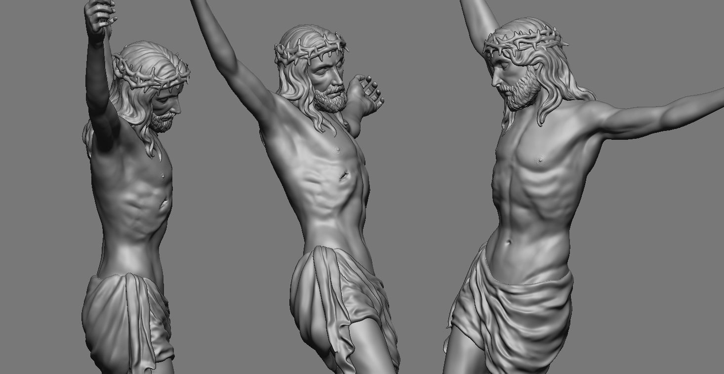 Jesus Christ v1 3D print model_3