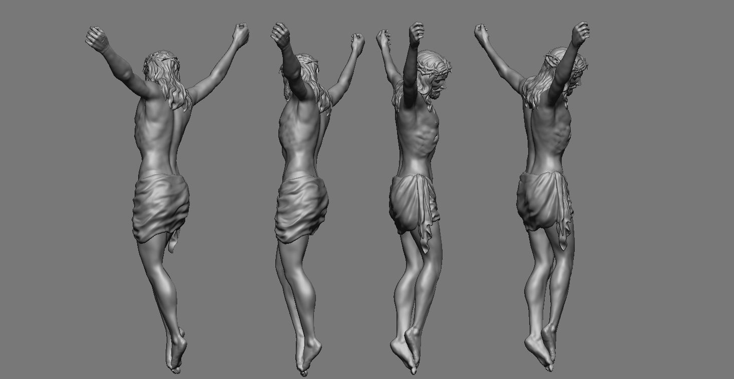 Jesus Christ v1 3D print model_5