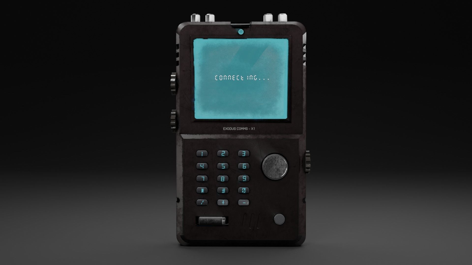 Scifi Communication Portable Device 3D model_7