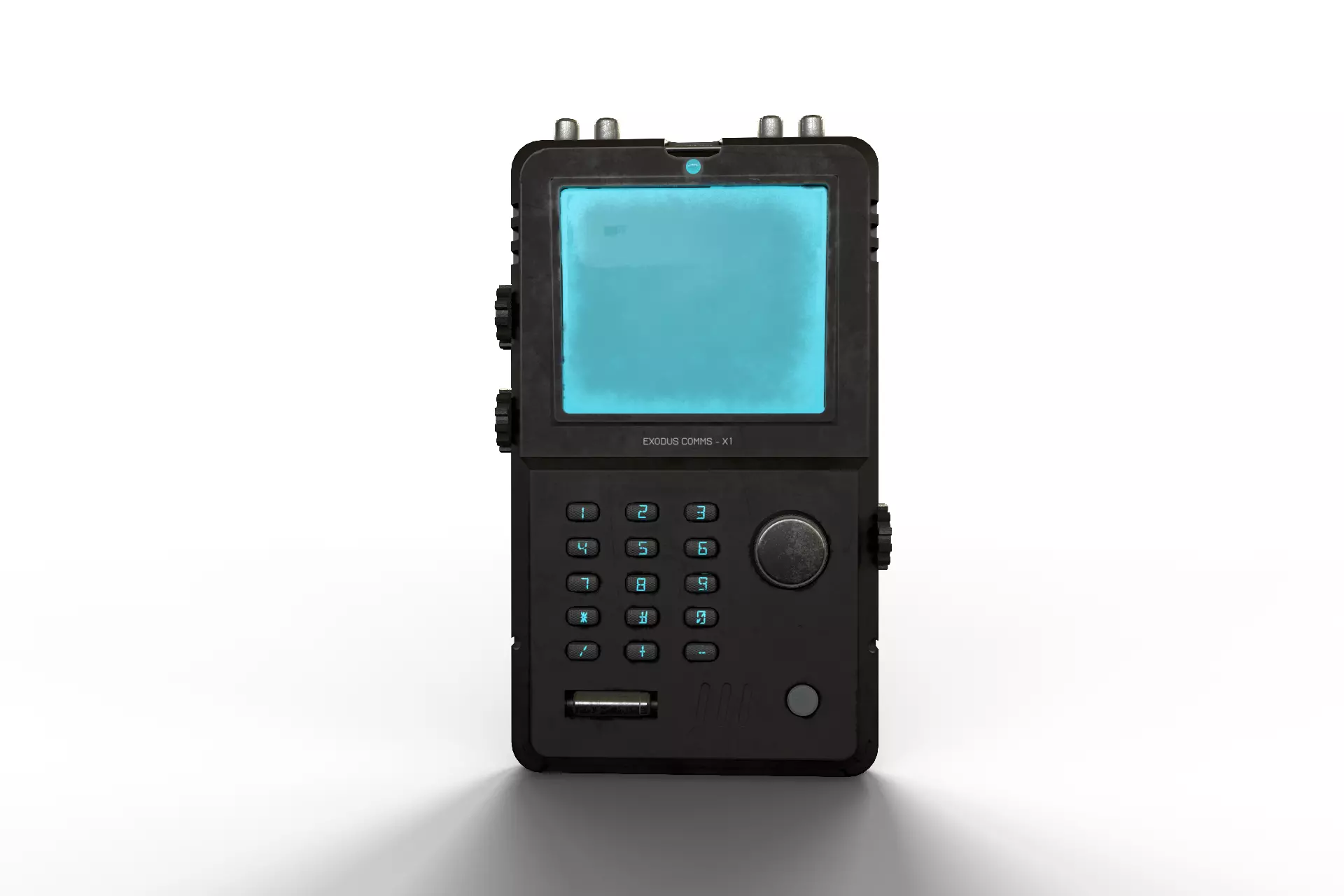 Scifi Communication Portable Device 3D model_0