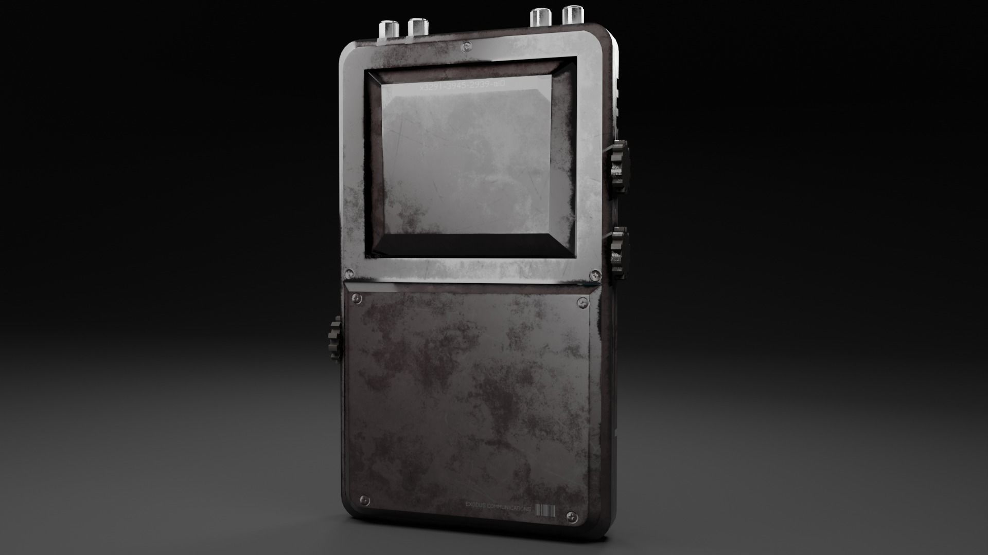 Scifi Communication Portable Device 3D model_8