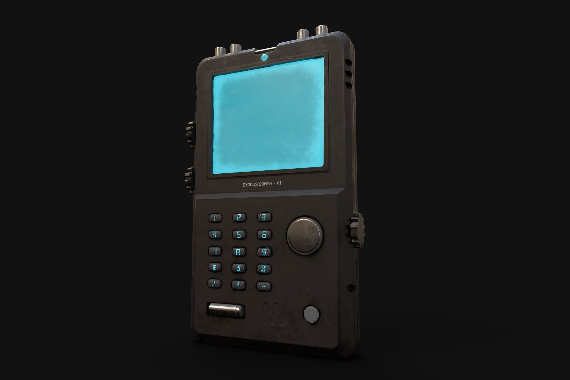 Scifi Communication Portable Device 3D model_6