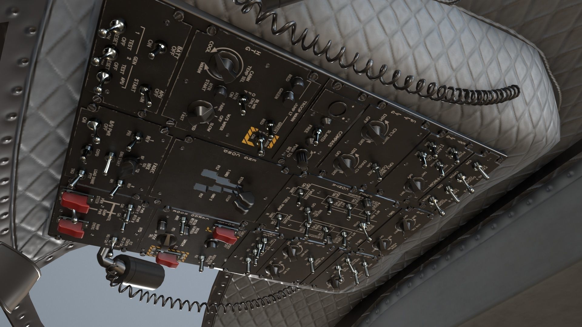 CH-47J Chinook JGSDF Winter Static Low-poly 3D model_24