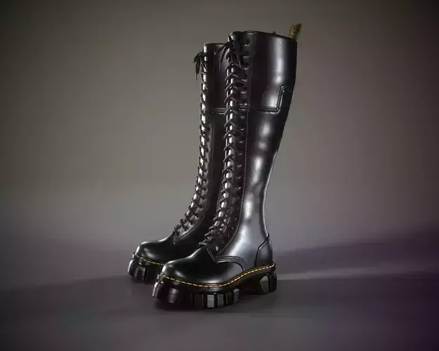Dr Martens Audrick 20 eye Low-poly 3D model