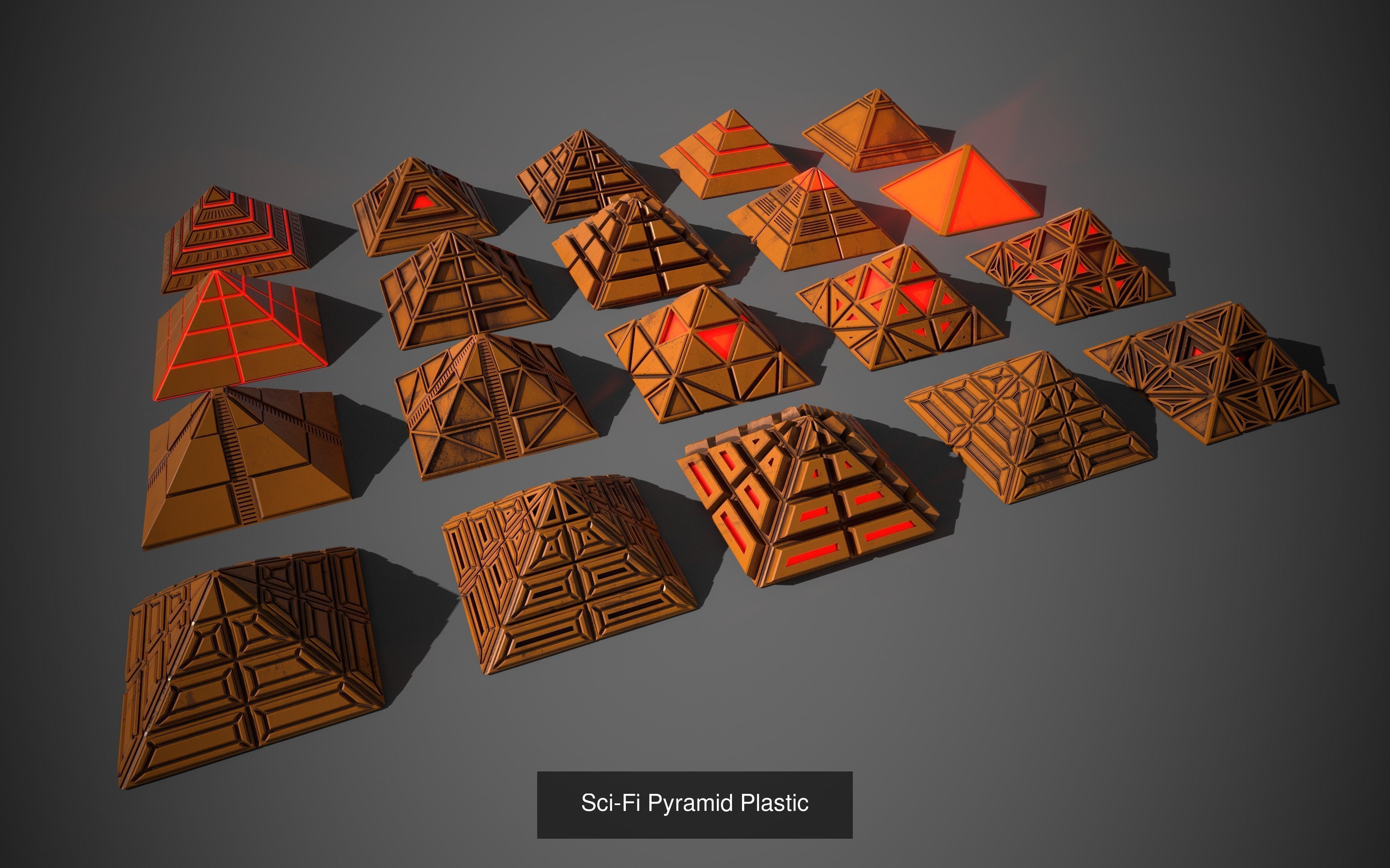 Sci-Fi Props PBR complete Collection with Game Packs _9