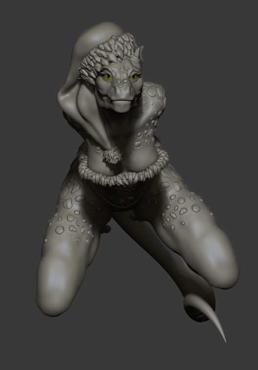 The Argonian Maid 3D print model_6