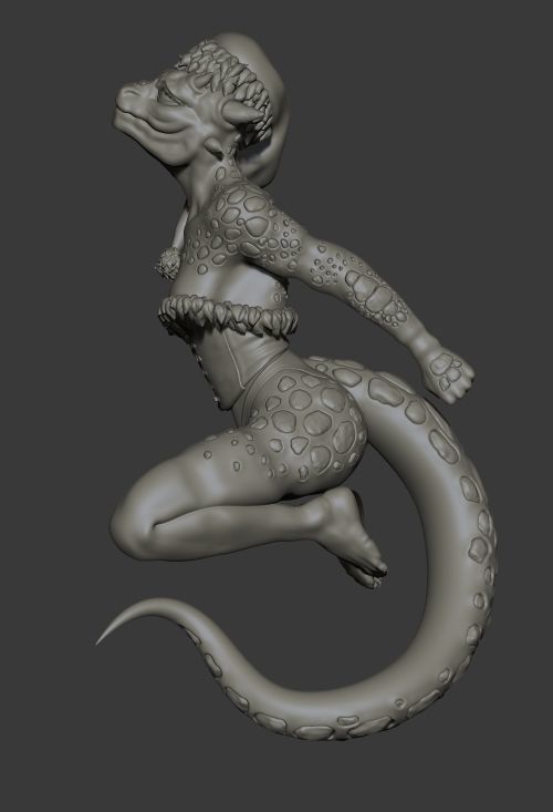 The Argonian Maid 3D print model_9