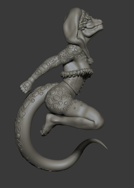 The Argonian Maid 3D print model_10