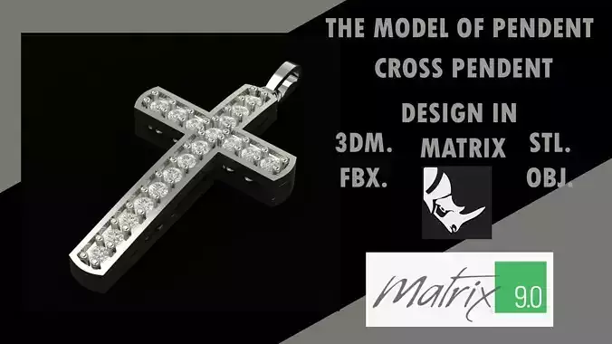 THE CROSS PENDENT VOL 51 3D print model