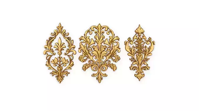 Classic carved decor ornament 421