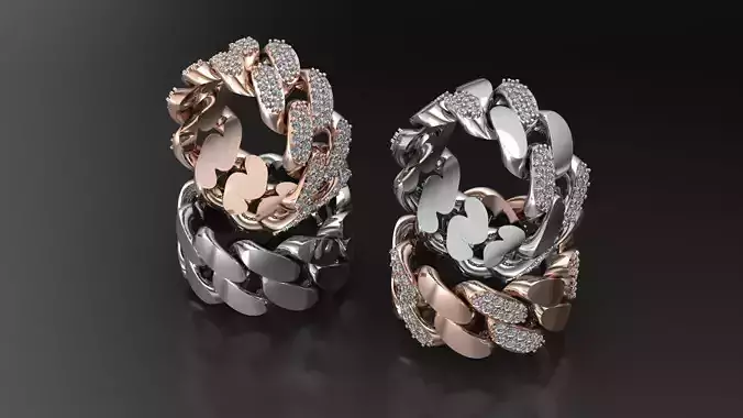  CUBAN  RINGS collection 1