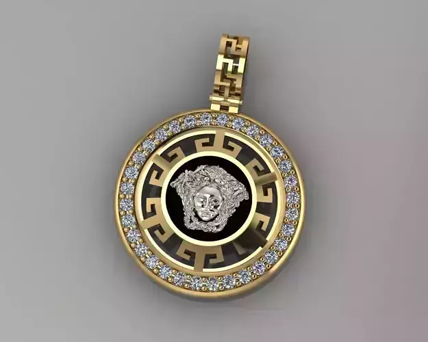 Gargona Medusa pendant p0003