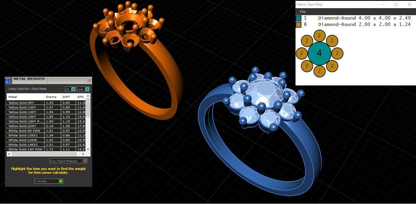 Women Ring 3D print model_1