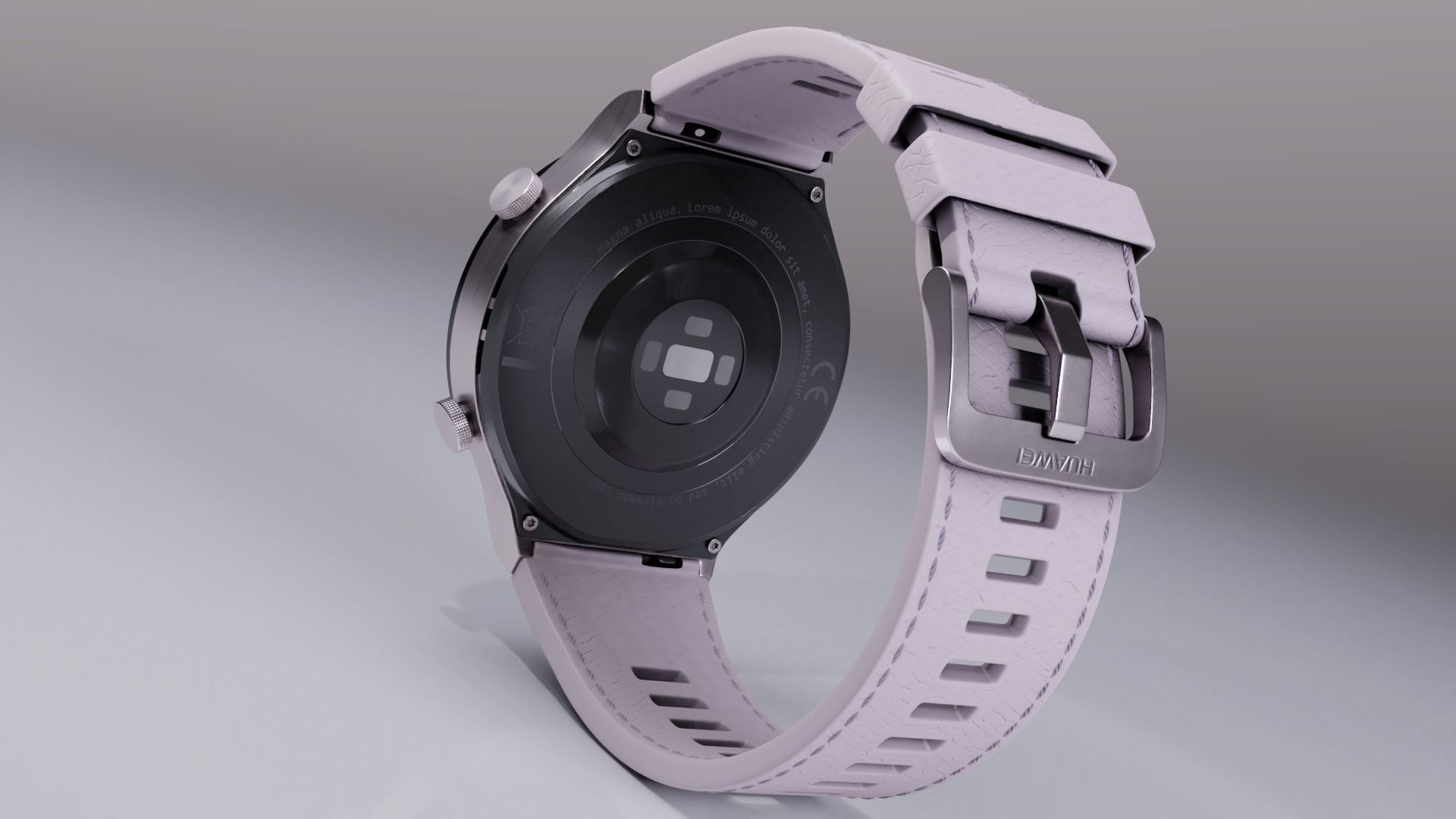 huawei watch gt2 pro 3D model_3