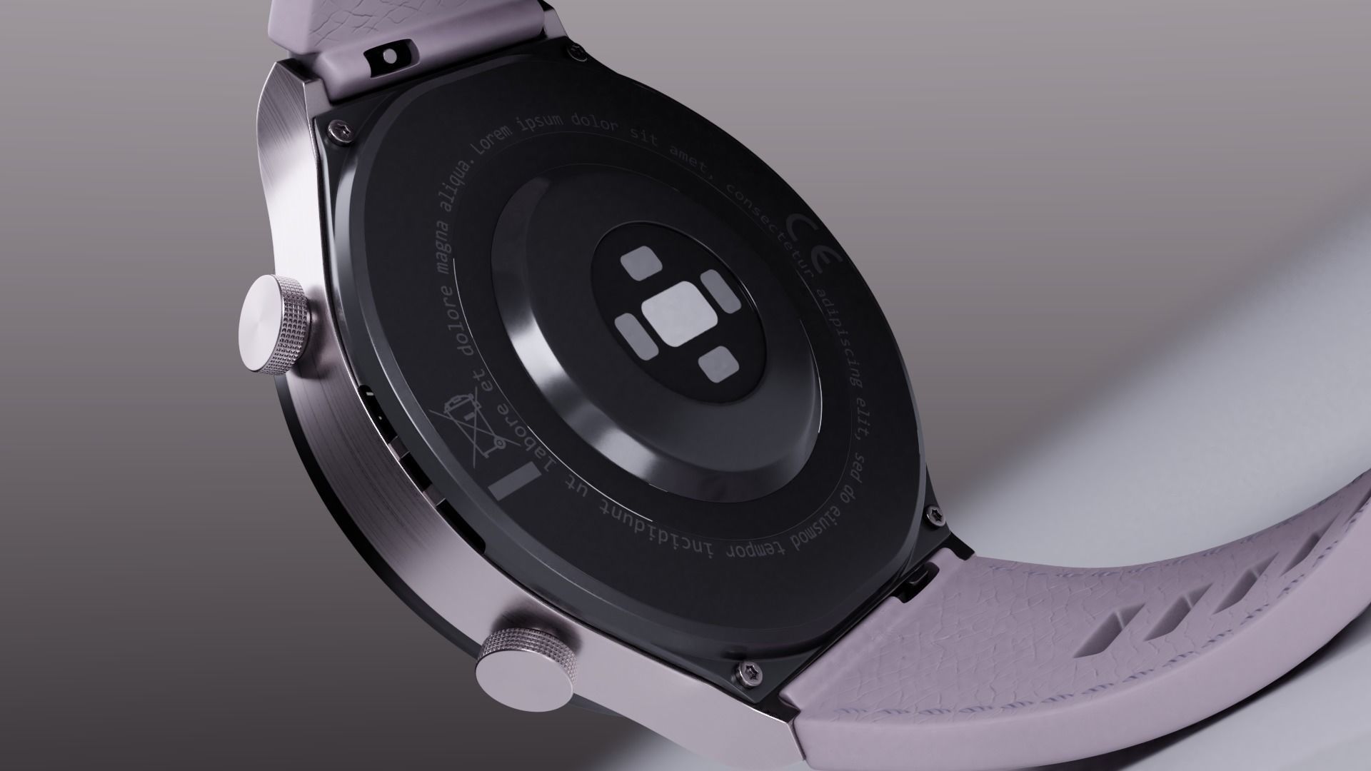 huawei watch gt2 pro 3D model_4
