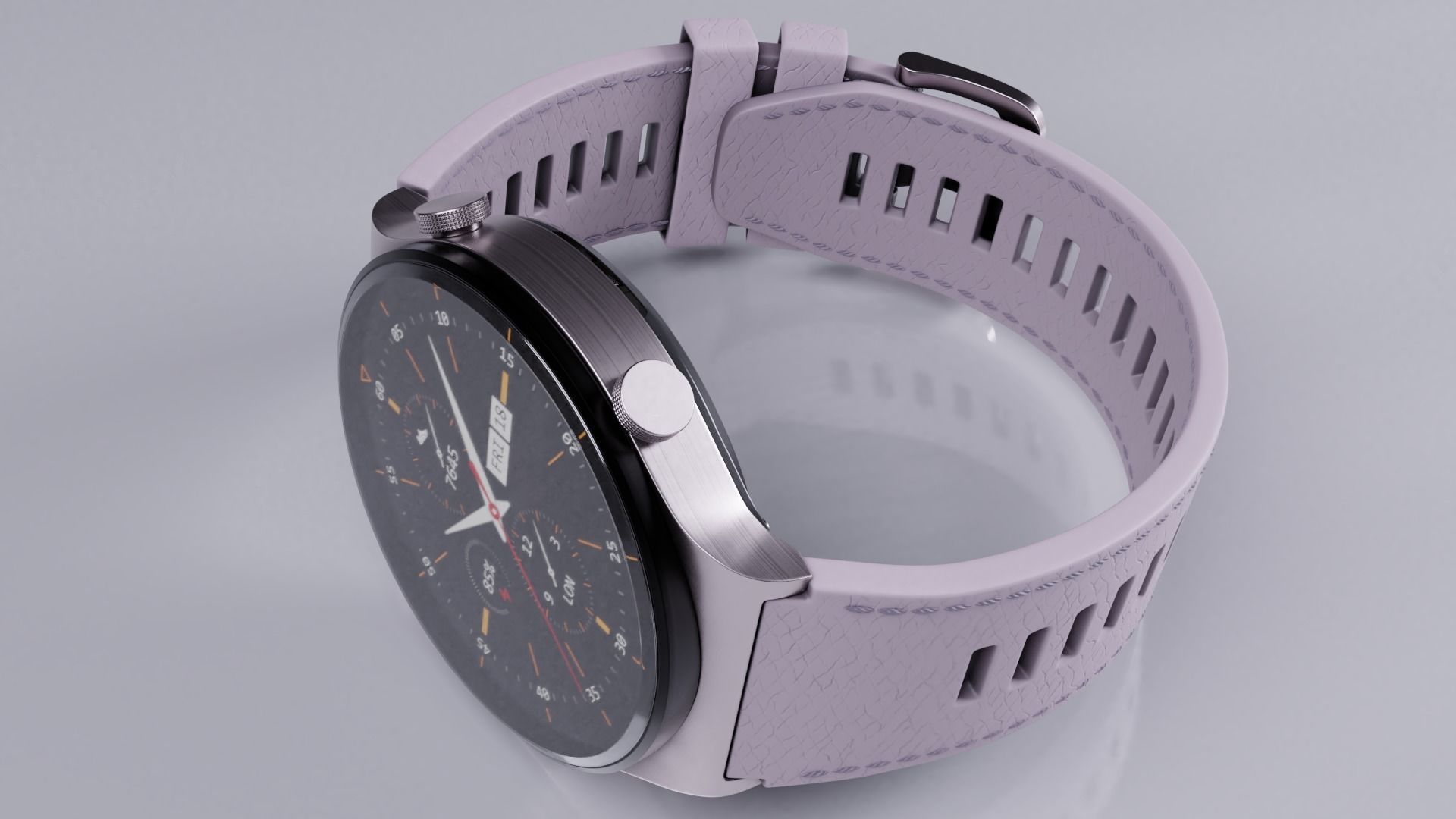 huawei watch gt2 pro 3D model_5