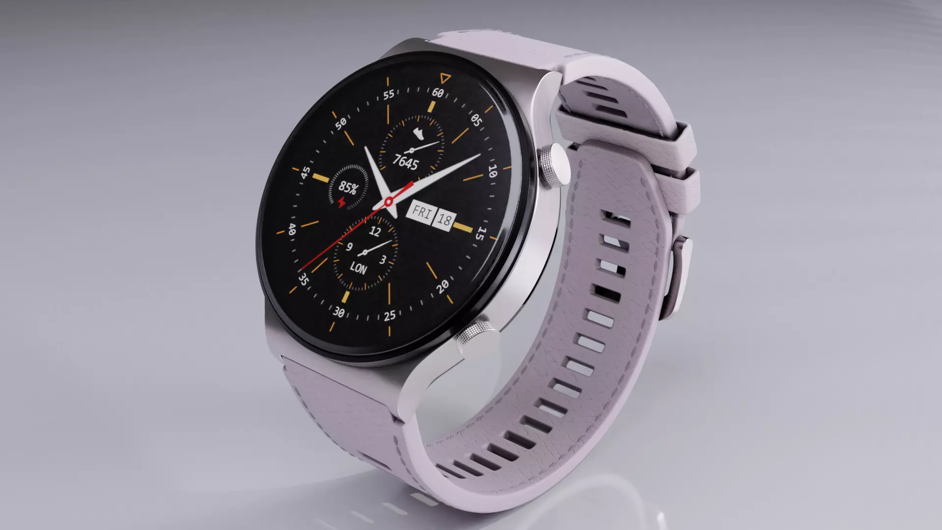 huawei watch gt2 pro 3D model_0
