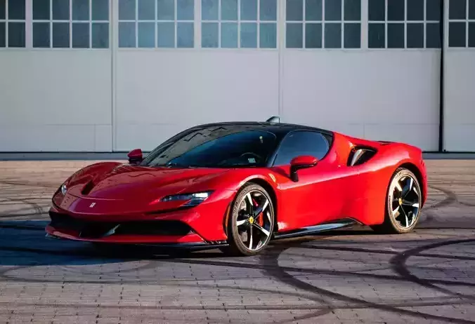 Ferrari SF90 Stradale 2021 Without Textures 3D model