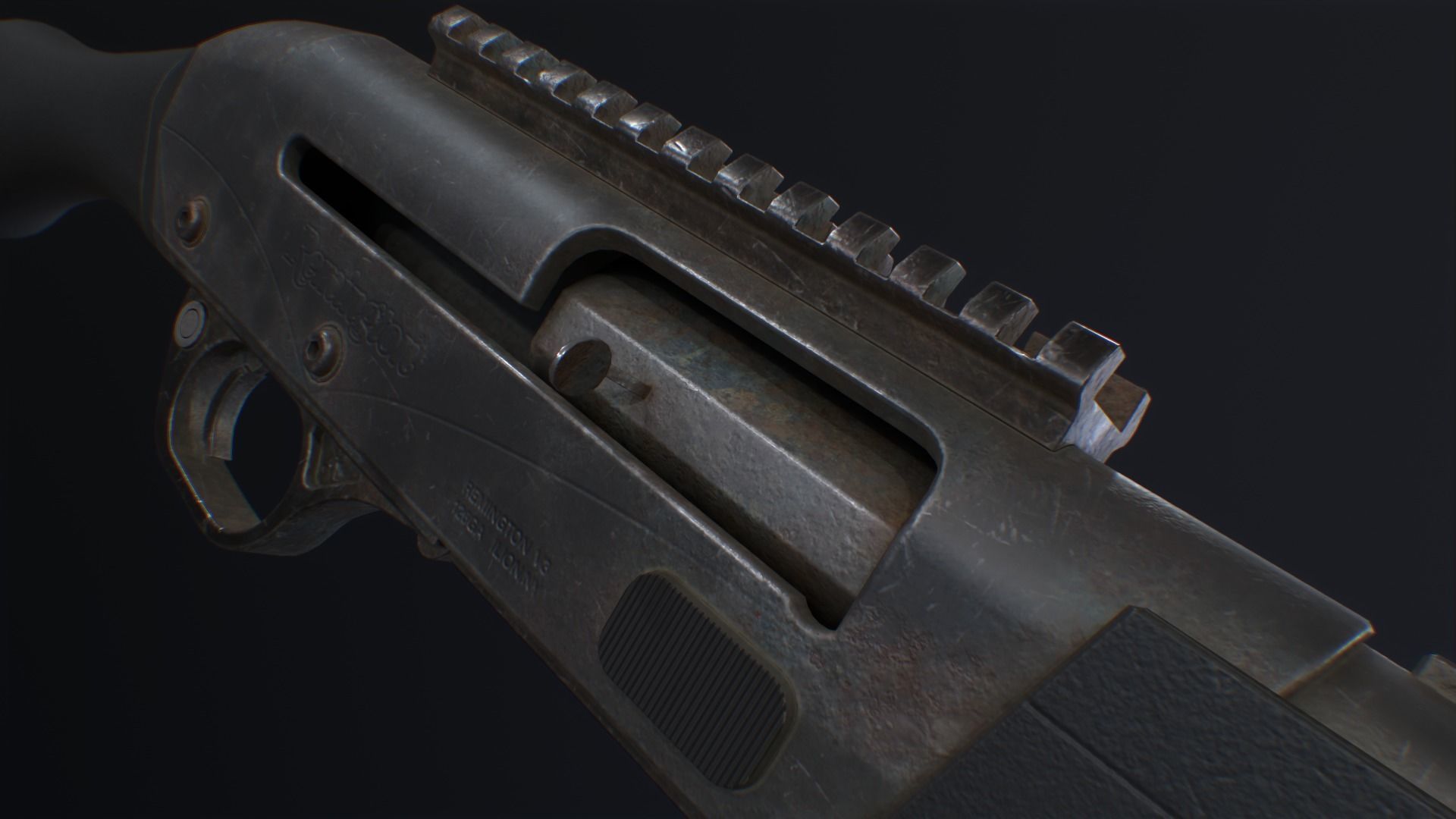 Remington V3 Tac-13 Low-poly 3D model_6