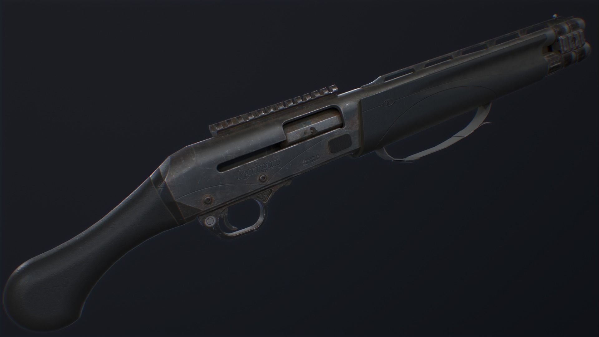 Remington V3 Tac-13 Low-poly 3D model_4