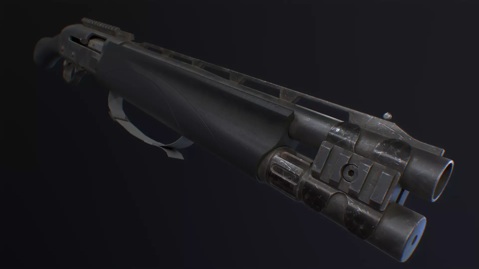 Remington V3 Tac-13 Low-poly 3D model_0