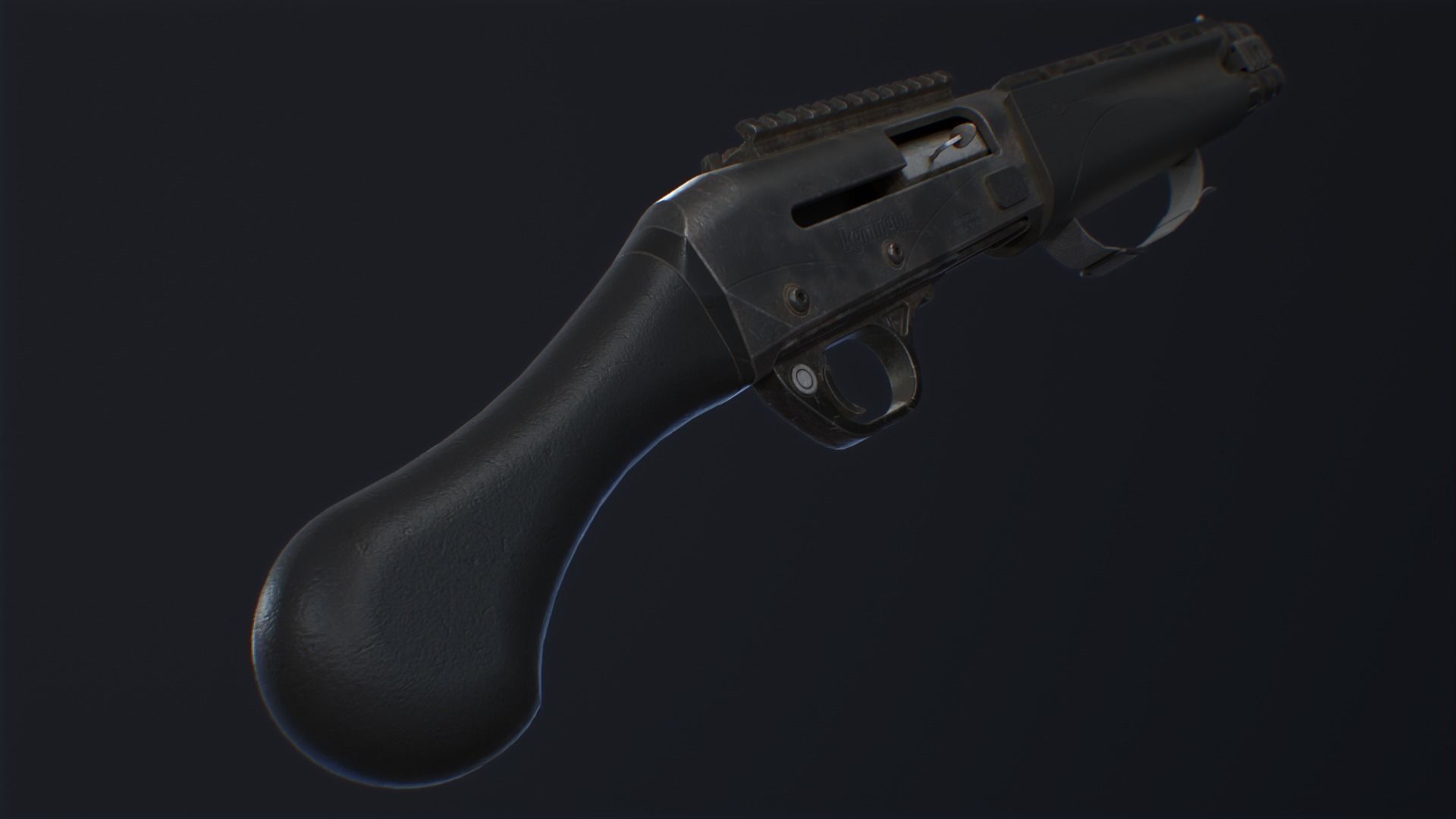 Remington V3 Tac-13 Low-poly 3D model_9