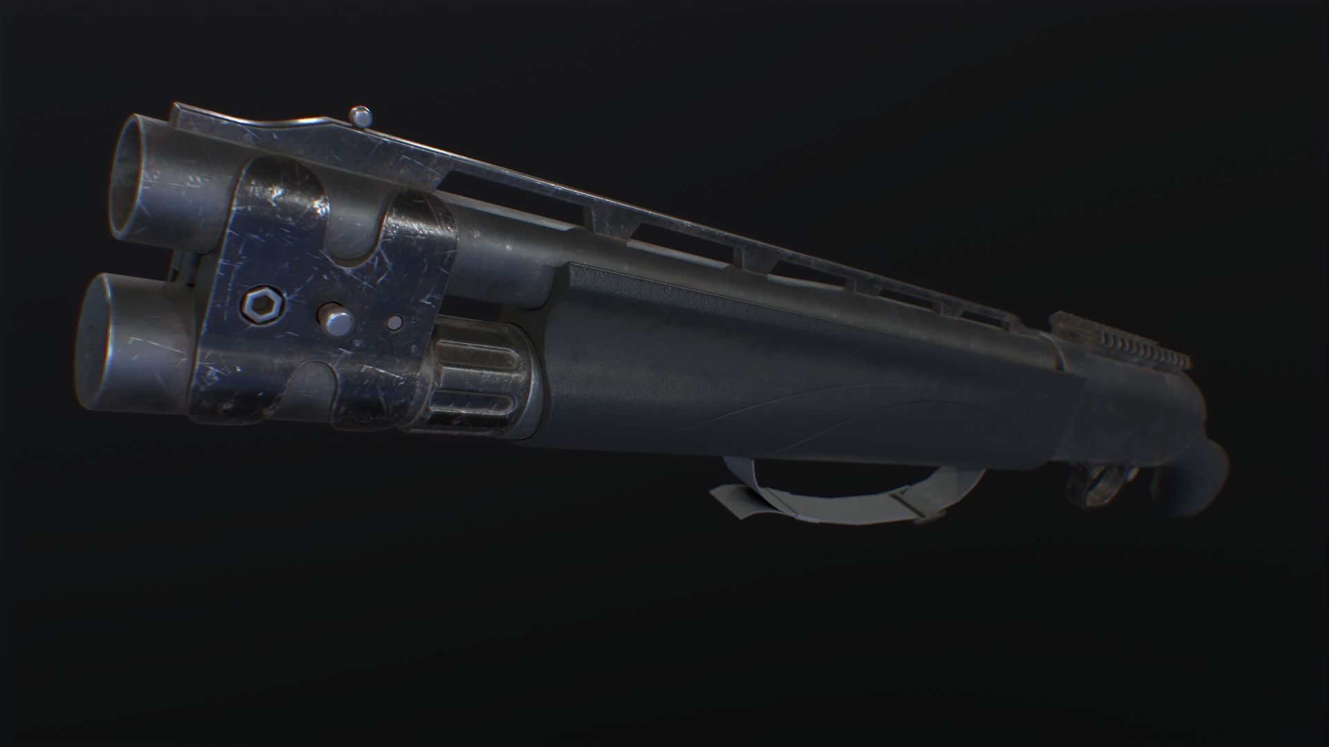 Remington V3 Tac-13 Low-poly 3D model_2