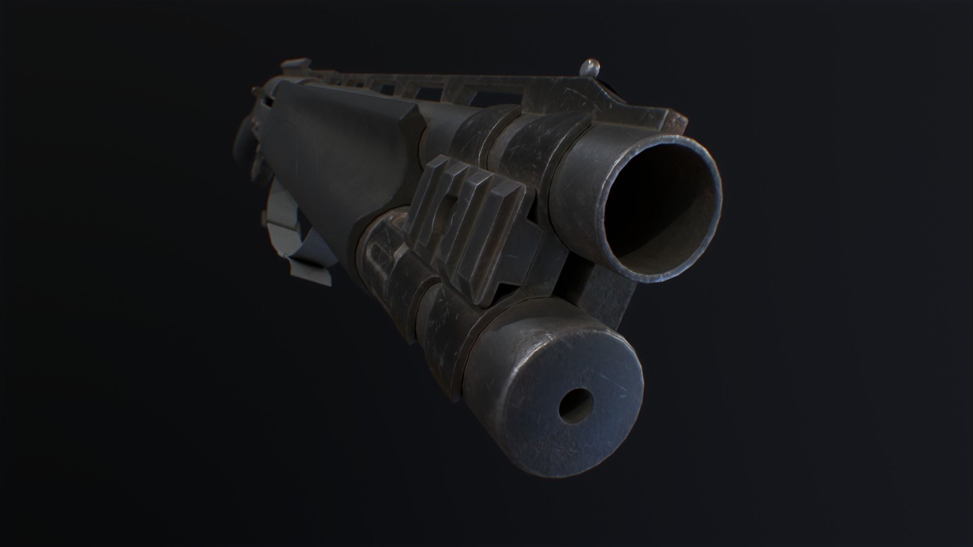 Remington V3 Tac-13 Low-poly 3D model_10