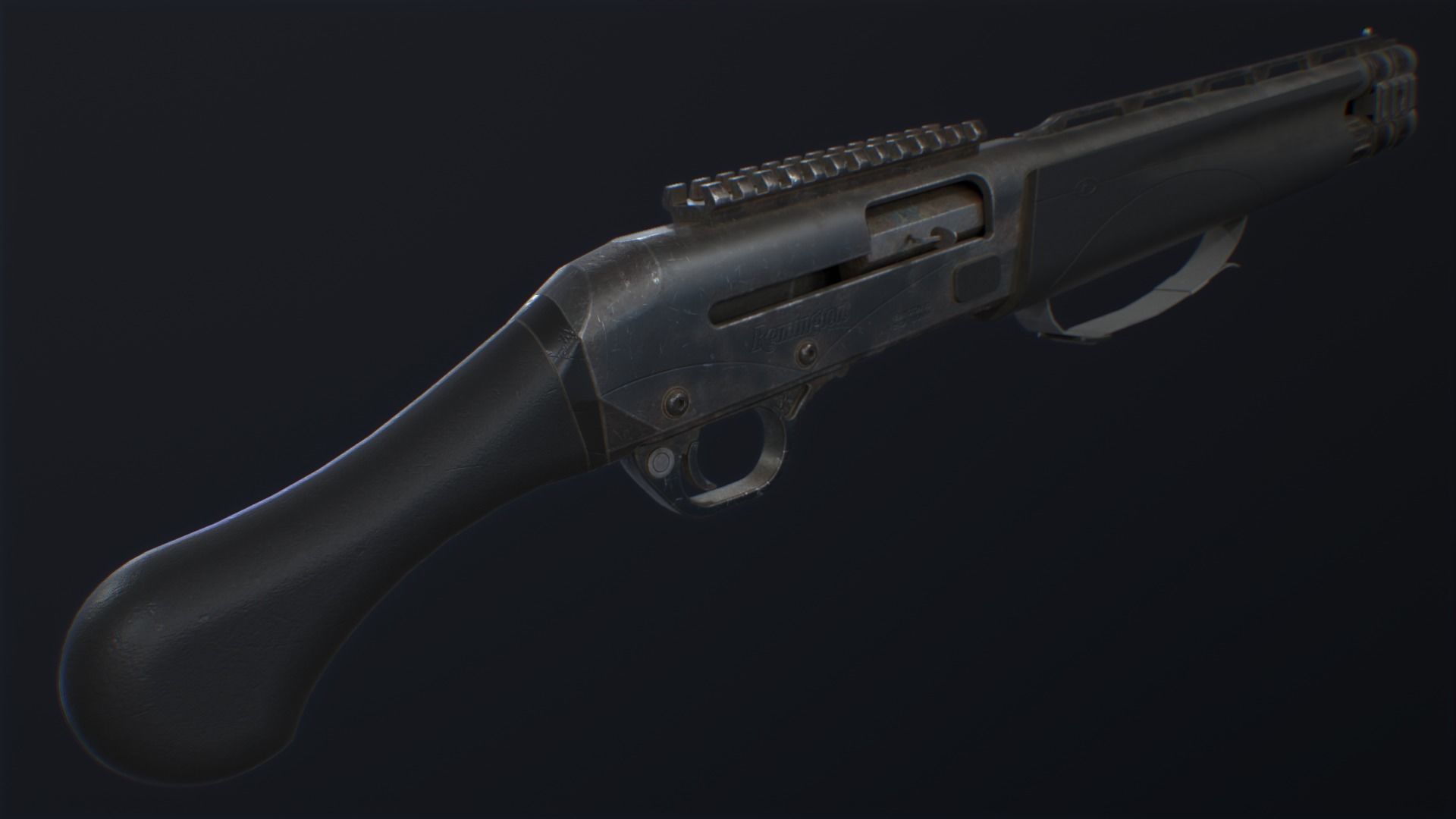 Remington V3 Tac-13 Low-poly 3D model_3
