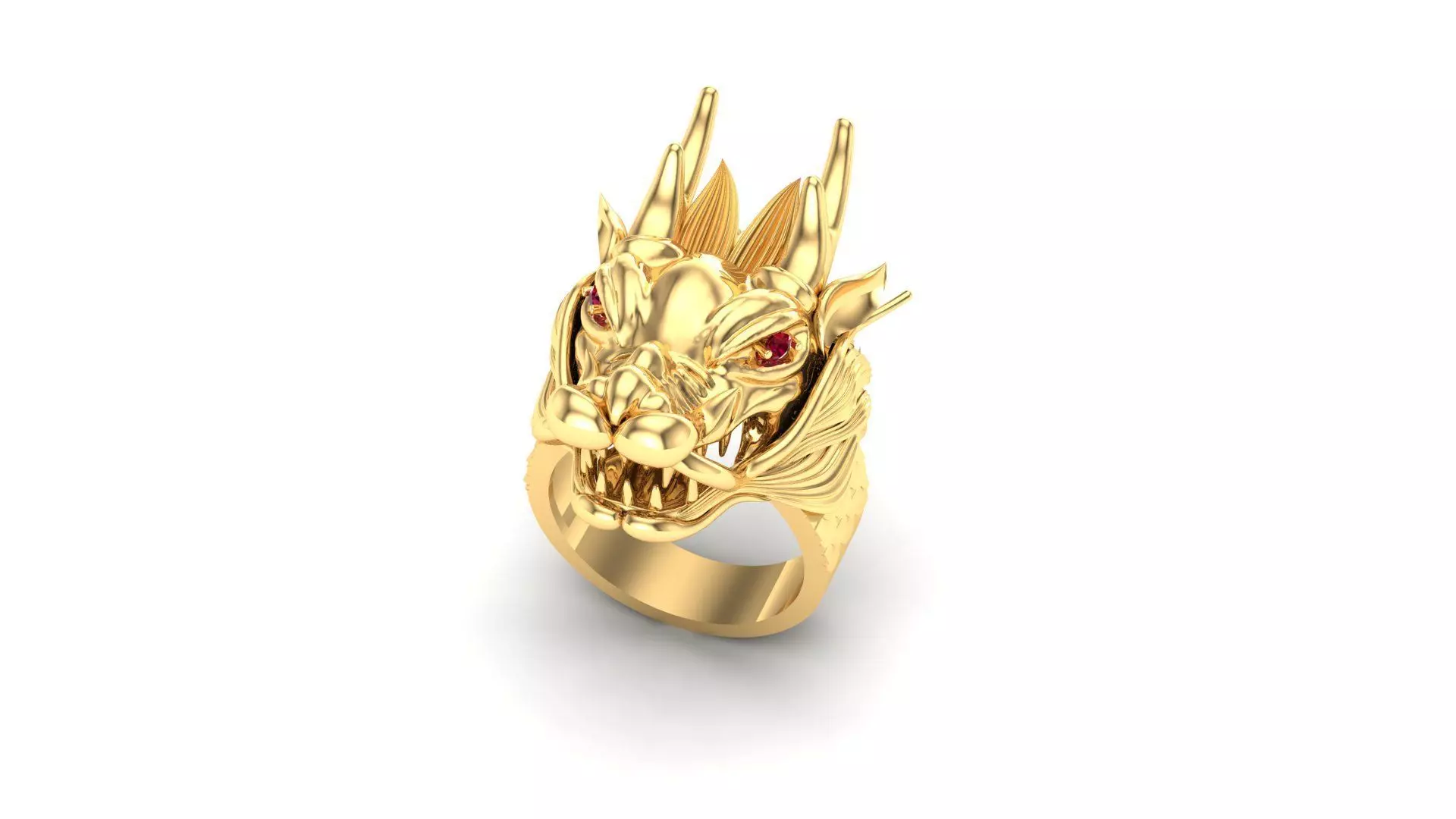dragon ring 3D print model 3D print model_0