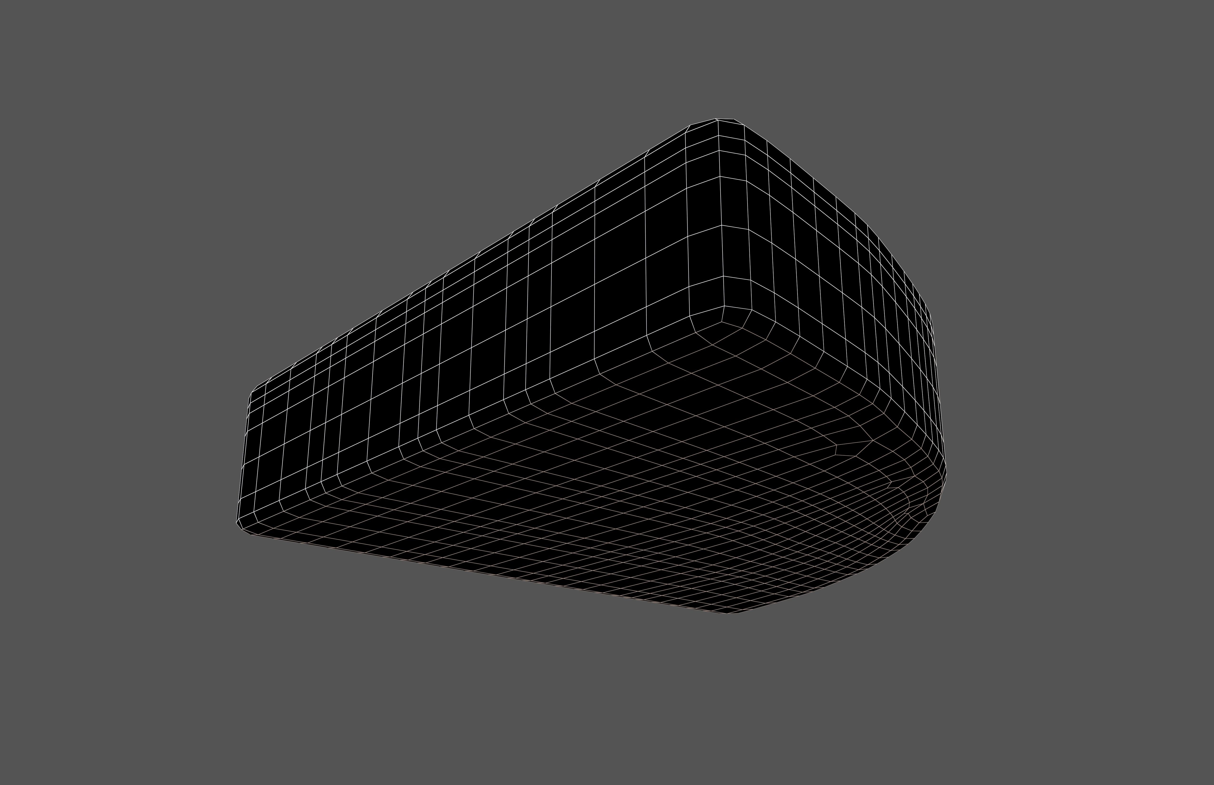 Cartoon Wafer v2 001 Low-poly 3D model_6